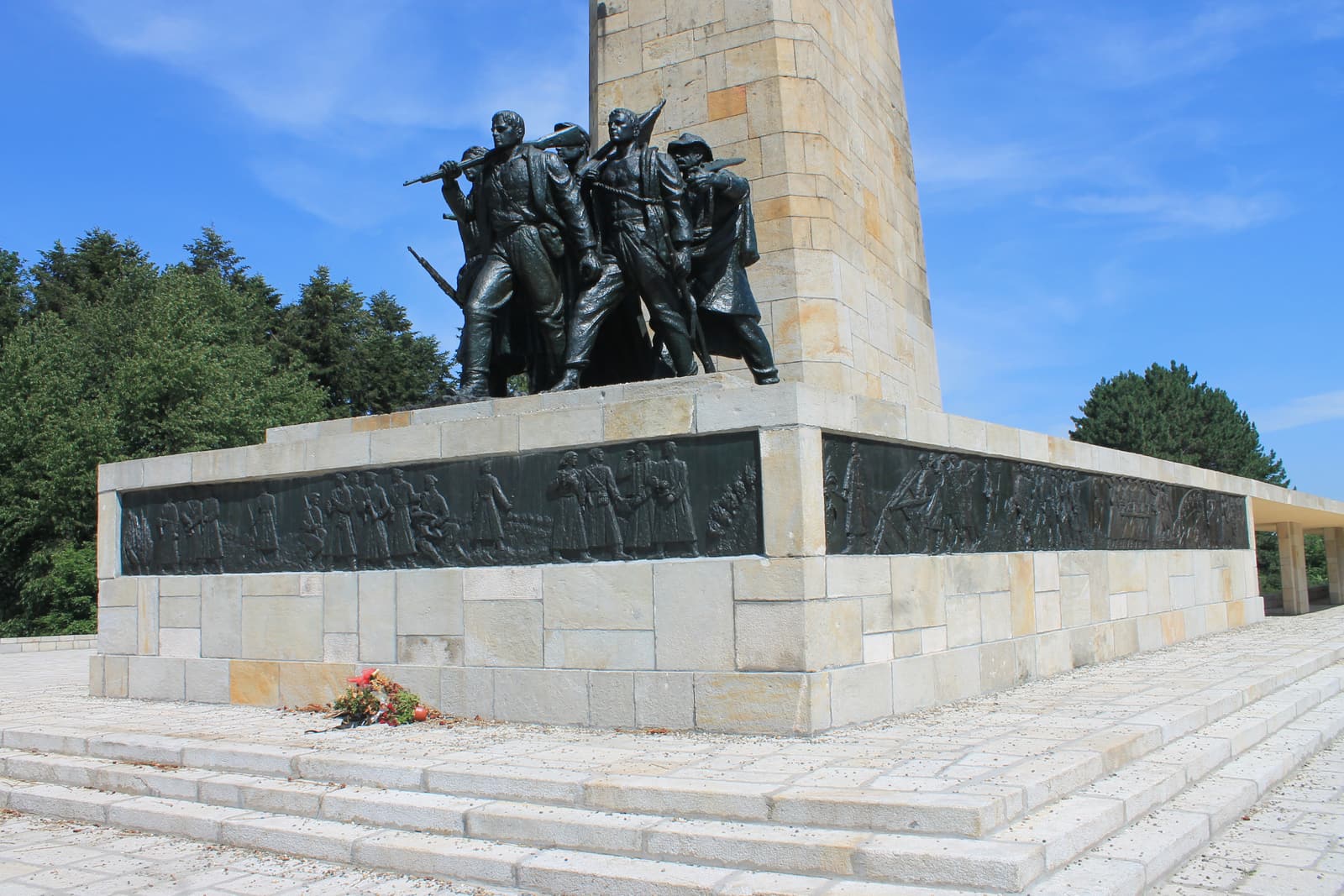 The Freedom Monument at Iriški Venac on the ridge of Fruška Gora