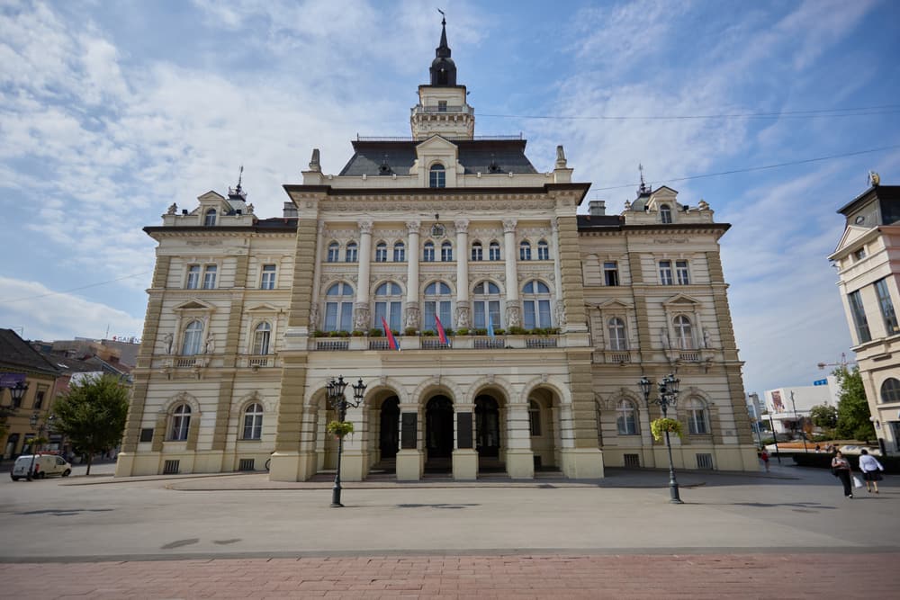 The City Hall on Liberty Square in Novi Sad